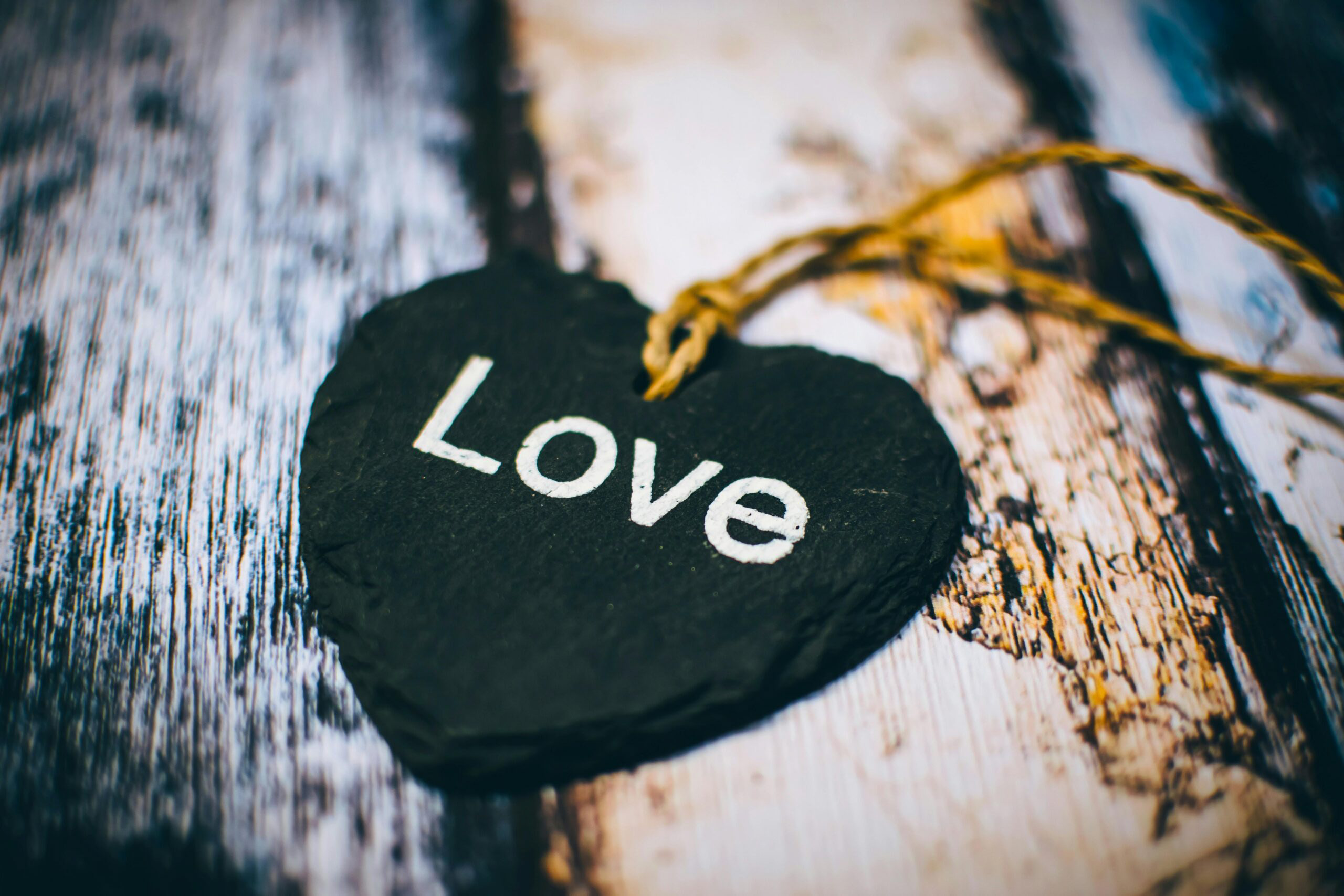 A love heart with the word Love written on it representing love and connection through relationship counselling.